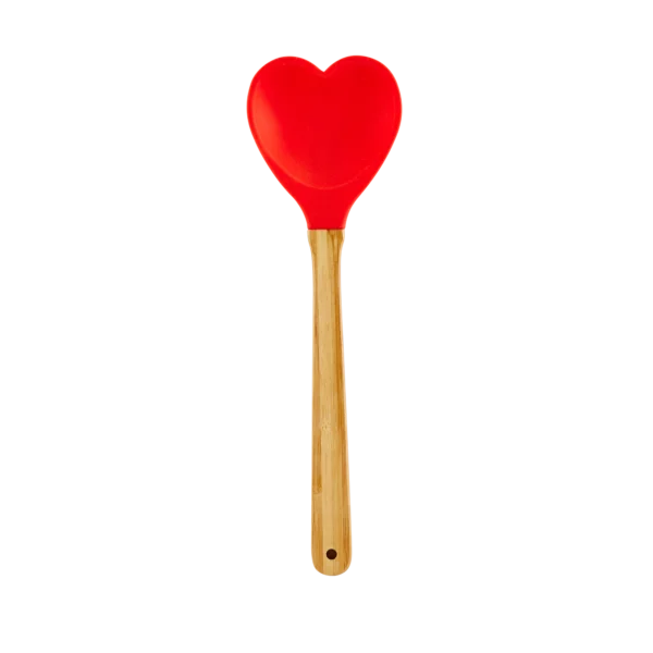 SILICONE HEART SHAPE SPOON -585