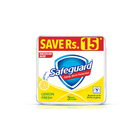 LGF7UL SAFEGUARD LEMON FRESH TRI 103G*3 - Image 1