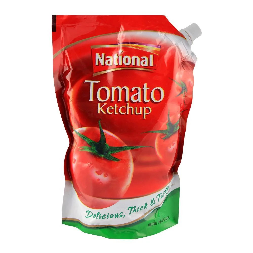 National-Ketchup-Pouch-1kg.jpg NATIONAL TOMATO KETCHUP 235G - Image 1