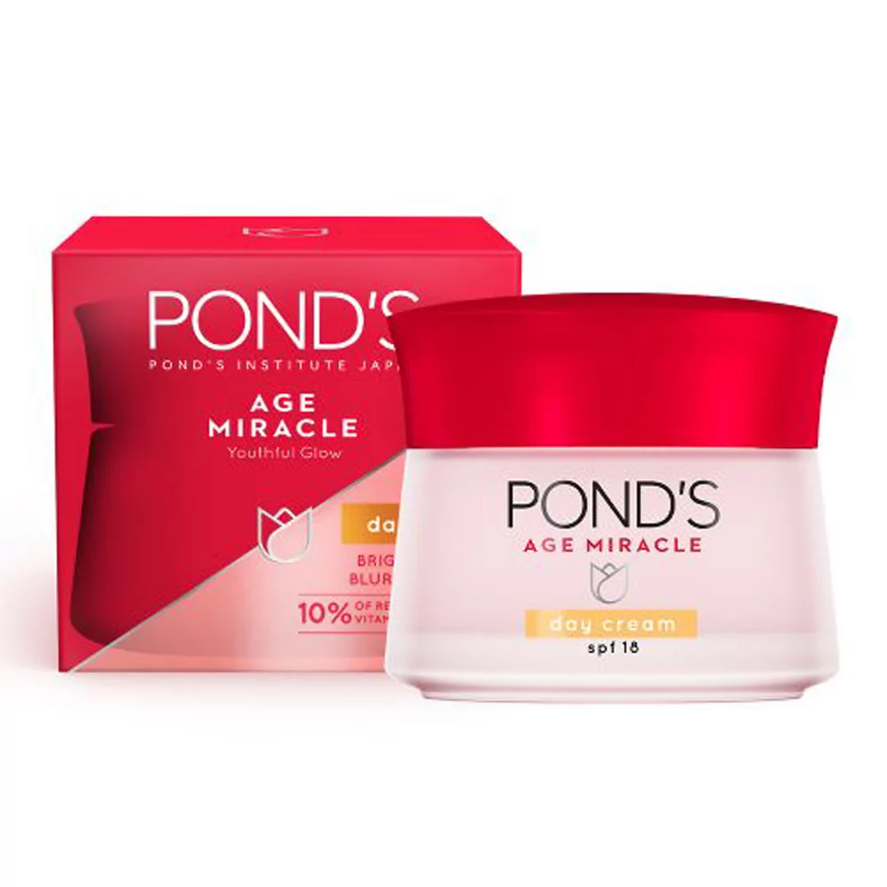 Ponds-Age-Miracle-Wrinkle-Corrector-Day-Cream-50gms.jpg PONDS AGE MIRACLE CREAM 50G - Image 1