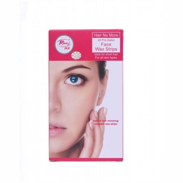 RIVAJ UK FACE WAX STRIPS 24PCS