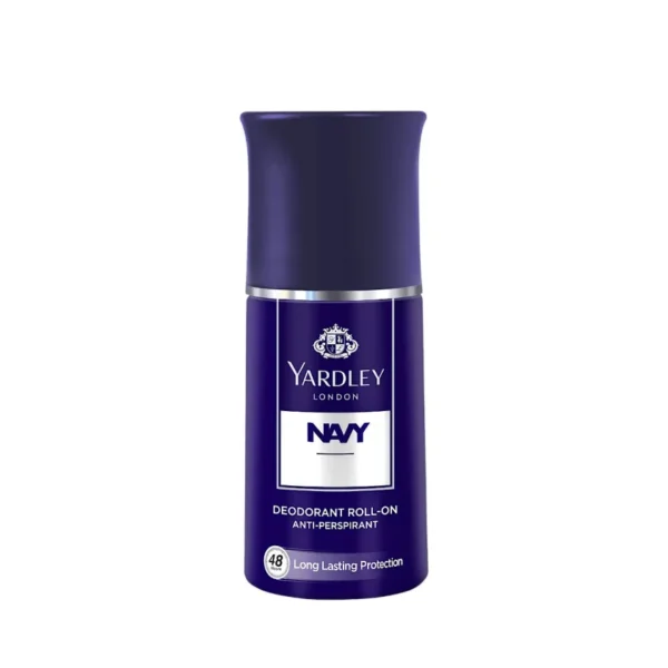 YARDLY NAVY DEODORANT ROLL ON ANTI PERSPIRANT 50ML