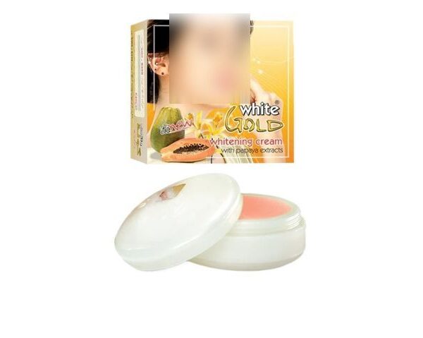 WHITE GOLD WHITENING BEAUTY CREAM PAPAYA EXTRACT 28G