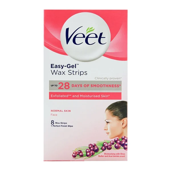 VEET FACE WAX STRIPS NORMAL SKIN