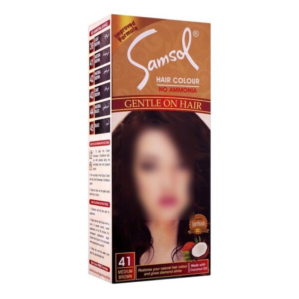 SAMSOL HAIR COLOR MEDIUM BROWN (NO.41)