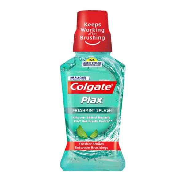 COLGATE PLAX FRESHMINT SPLASH MOUTH WASH 250ML