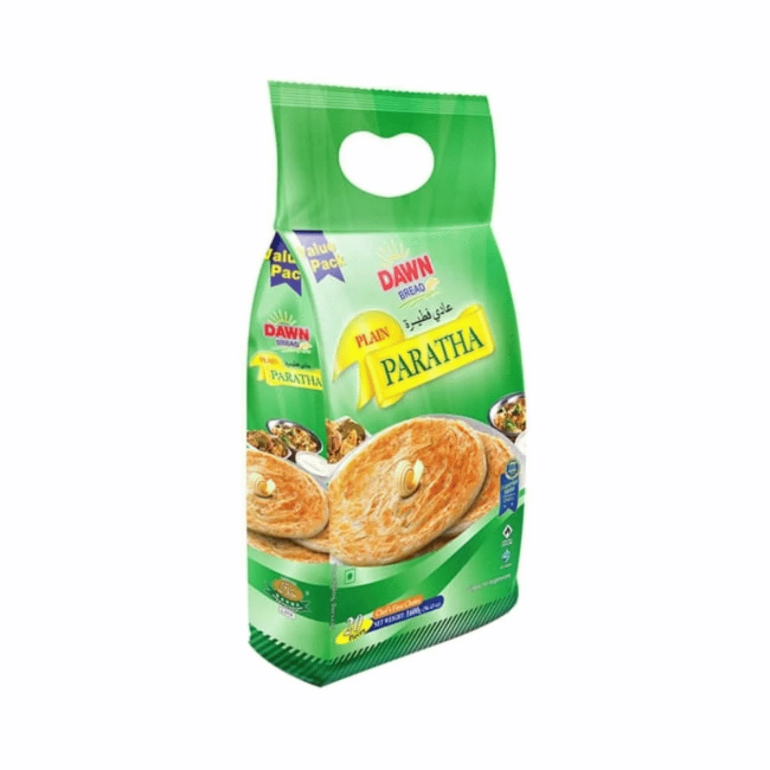 Dawn-Paratha-Plain-20PCS DAWN PLAIN PARATHA 1.6KG (20PCS) - Image 1